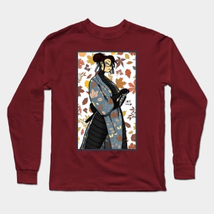 Red Bun Samurai Long Sleeve T-Shirt